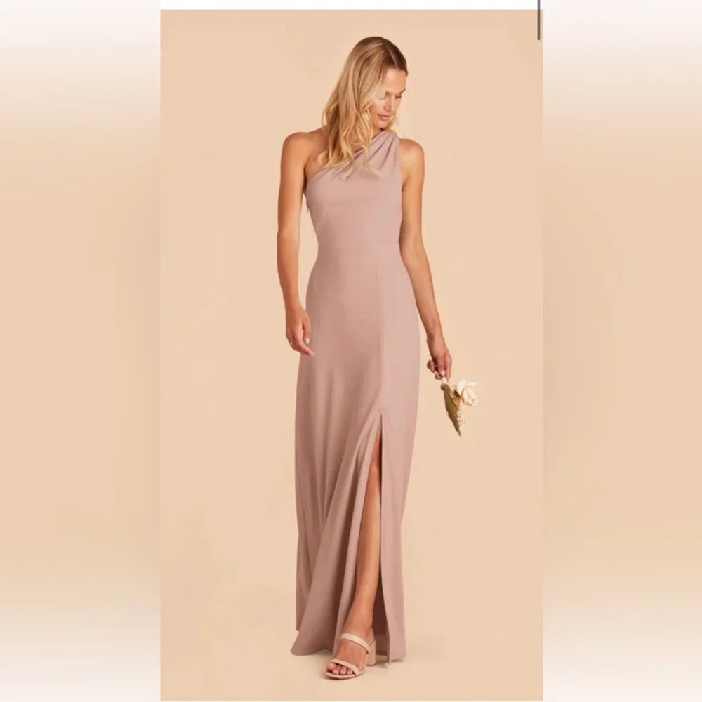 KIRA DRESS |CREPE TAUPE | size: XS - Picture 2 of 3